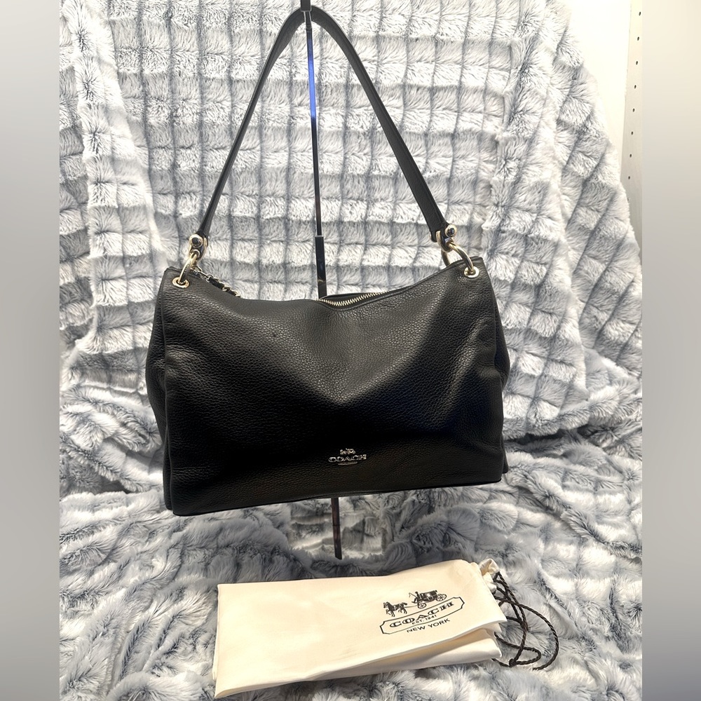 Coach Leather Shoulder Bag